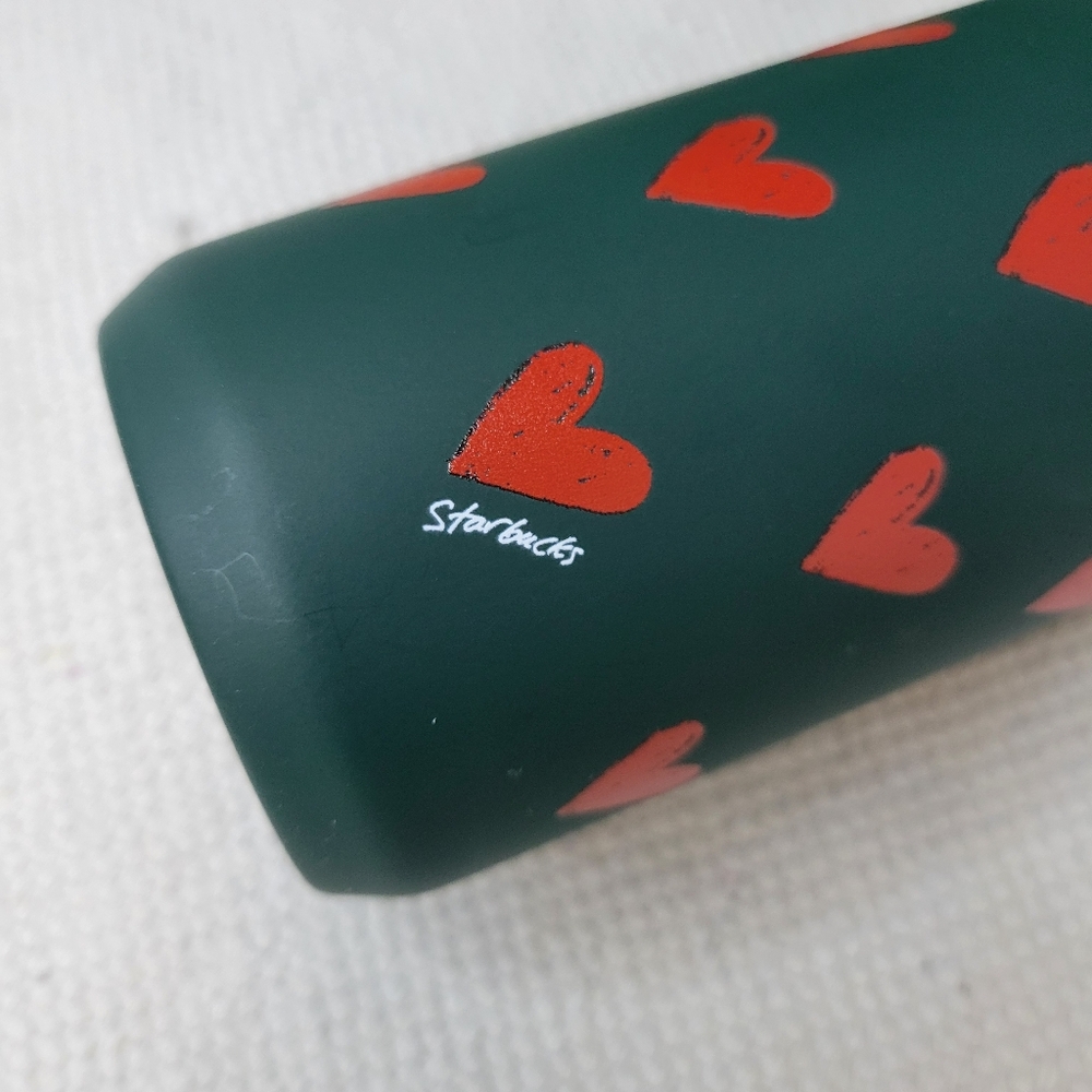 Starbucks Valentine Metal Heart Tumbler 16oz - Picture 4 of 7